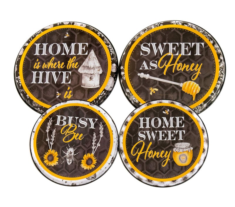 Range Kleen Beeautiful Round Electric Stove/Range Burner Kover - Set Of 4 - Image 1